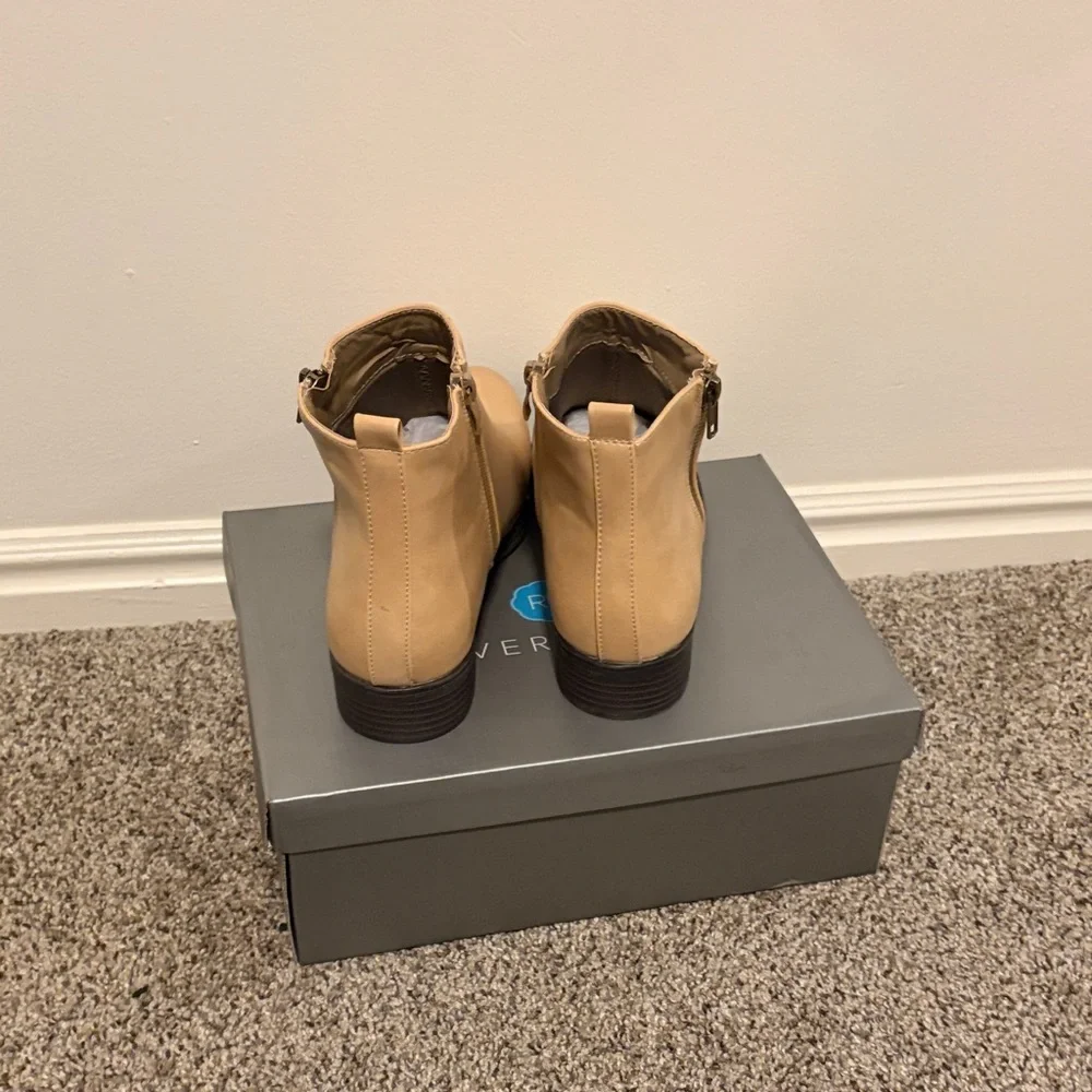 Elegant Tan Ankle Booties